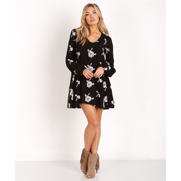 Free People Dresses & Skirts - Free People Emma Dress in Black